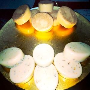 Handmade Essential Organic All Natural Soap. Oatmeal Bar & Rosemary Lavender.